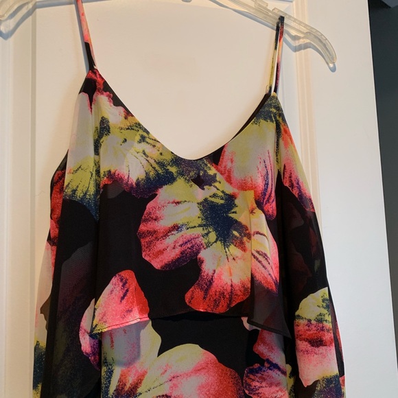 Floral High Low Dress - Picture 2 of 3